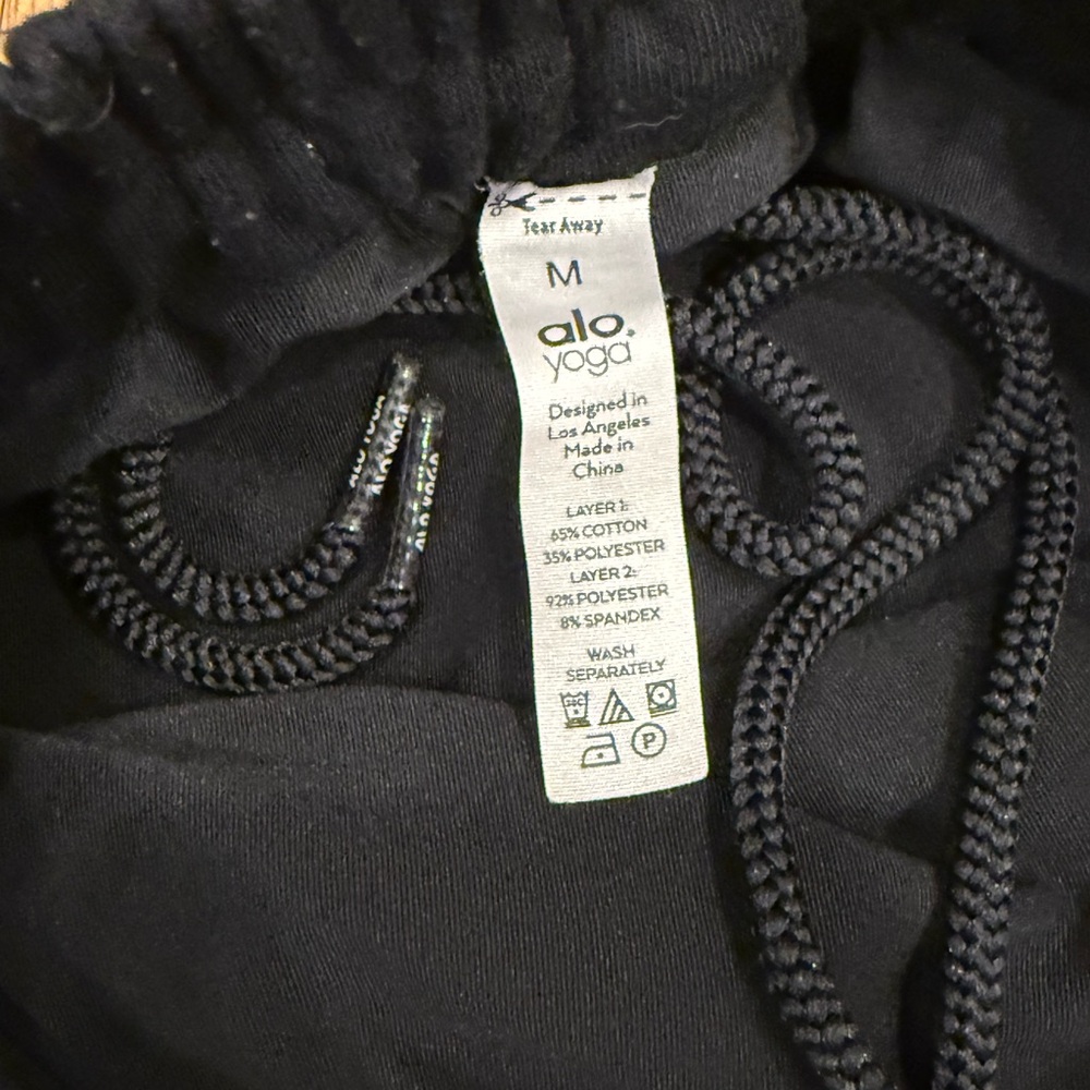ALO Yoga Black Drawstring Skirt Medium - Picture 3 of 5